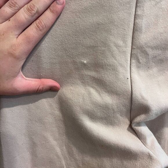 Old Navy Womens Beige Jogger Pants XL XXL Dynamic Fleece Zip Pockets Drawstring* - Picture 9 of 11